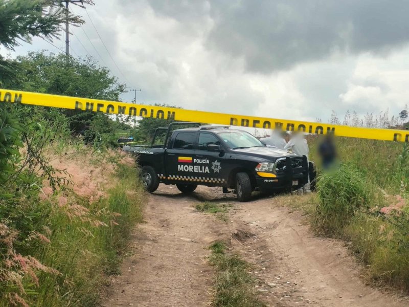 Hallan a hombre ejecutado a balazos en el camino Los Ángeles-La Nueva Aldea II, en Morelia