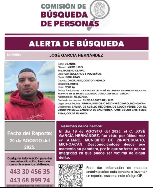 Bloquean caseta en Zinapécuaro para exigir la aparición de joven desaparecido