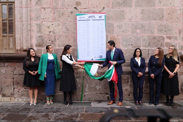 Devela Alfonso Martínez Programa de Fiestas Patrias 2025 en Morelia