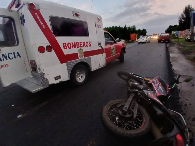 Muere motociclista en accidente sobre la carretera Zitácuaro-Morelia