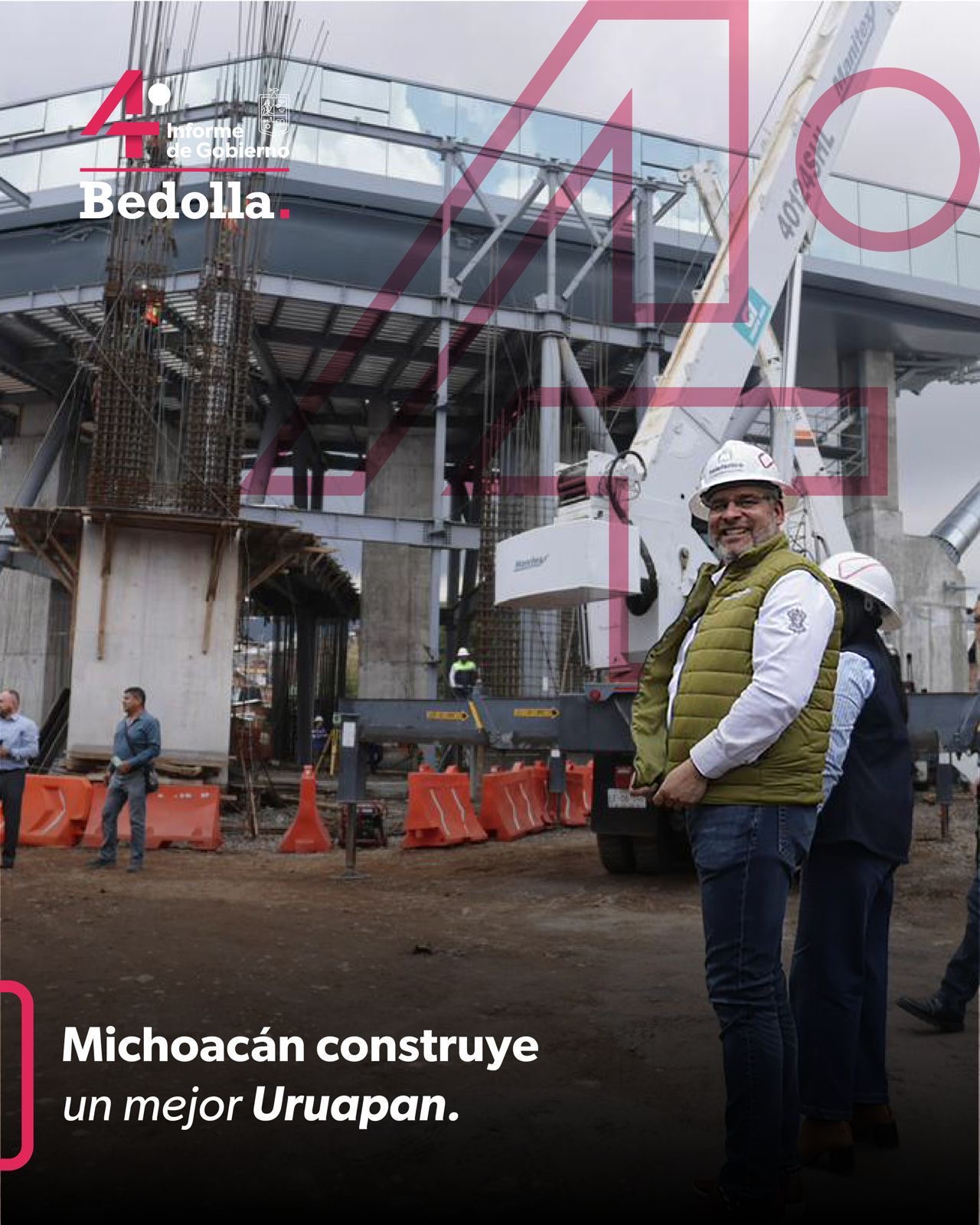 Uruapan, con la mayor inversión en infraestructura en los últimos 50 años: Bedolla