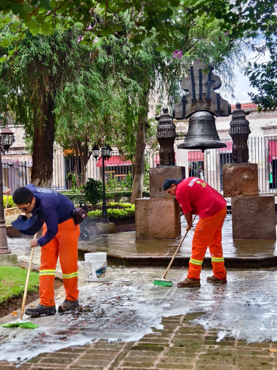 Gerencia del Centro Histórico da mantenimiento a Casa Natal de Morelos