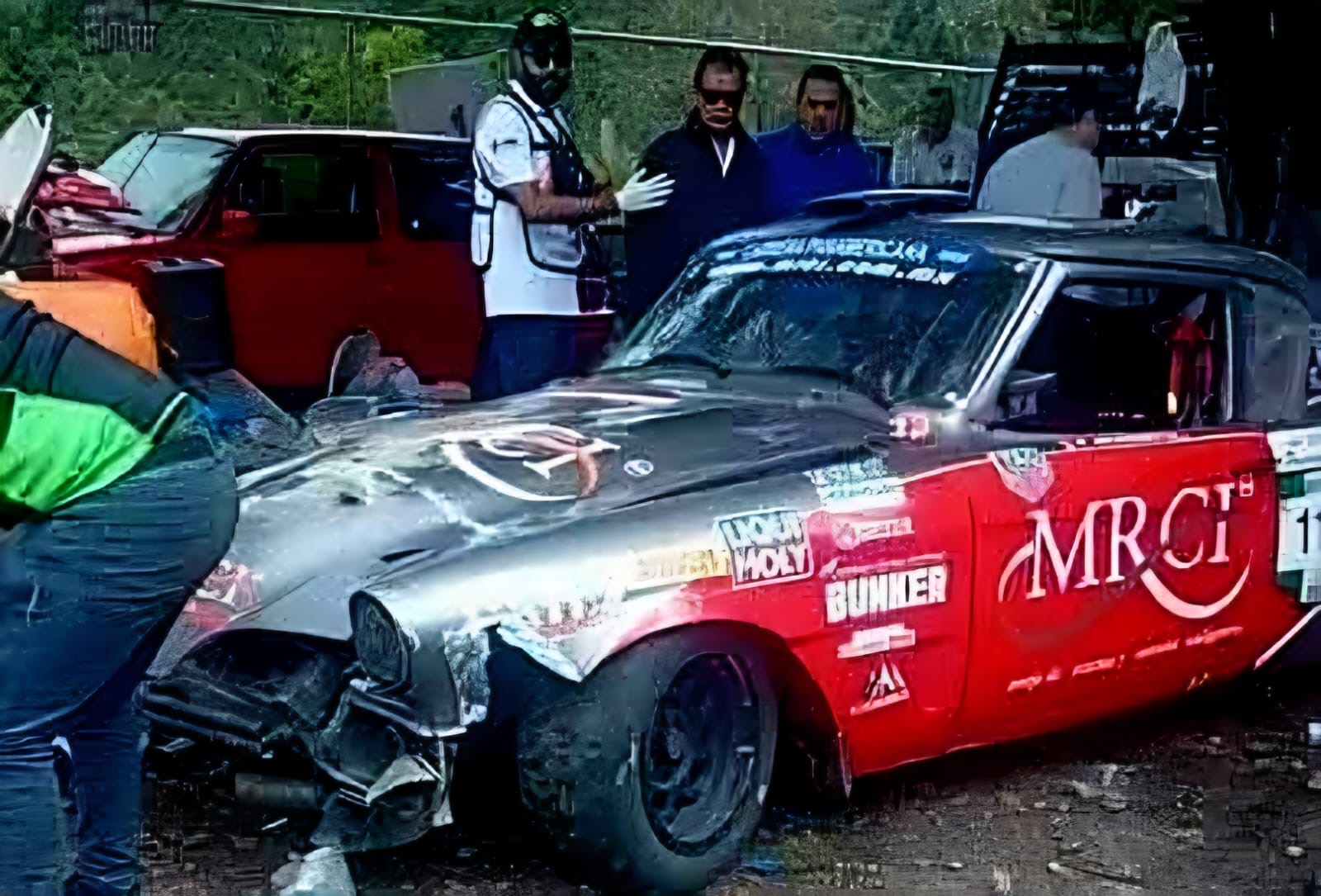 Auto accidentado en la Carrera Panamericana deja 9 heridos; FGE investiga el percance 
