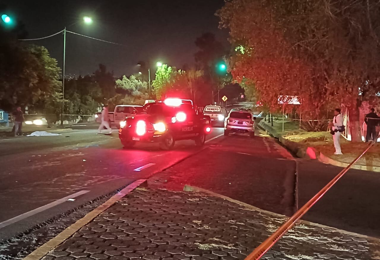 Peatón mu3re atropellado en el Libramiento Oriente de Morelia 