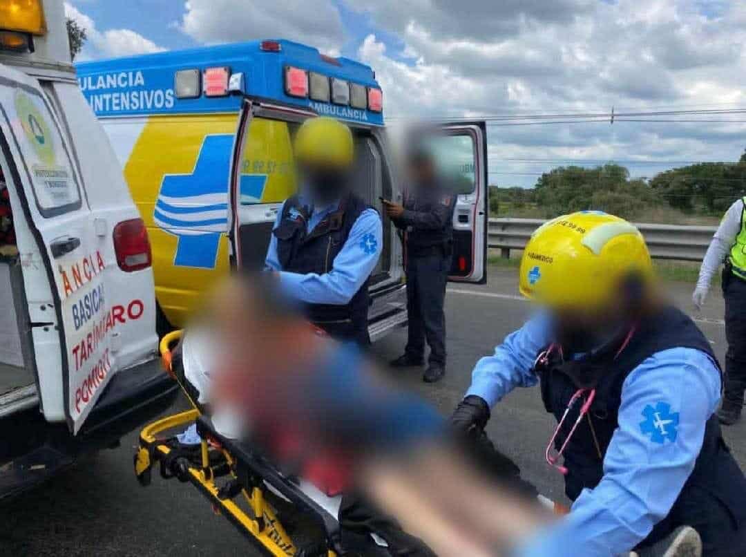 Hombre es atropellado por tráiler en la autopista Pátzcuaro-Cuitzeo 