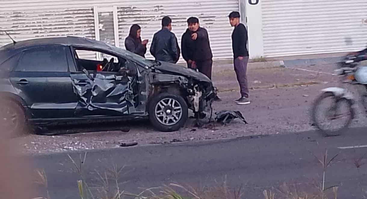 Se accidentan 4 vehículos en la Av. Morelos Norte de Morelia 