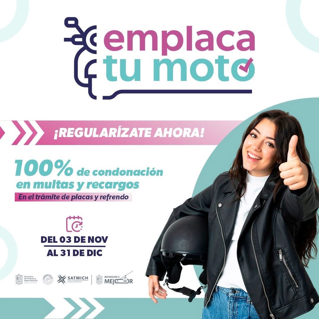 Oportunidad para que la ciudadanía regularice sus motocicletas sin multas: Luis Navarro