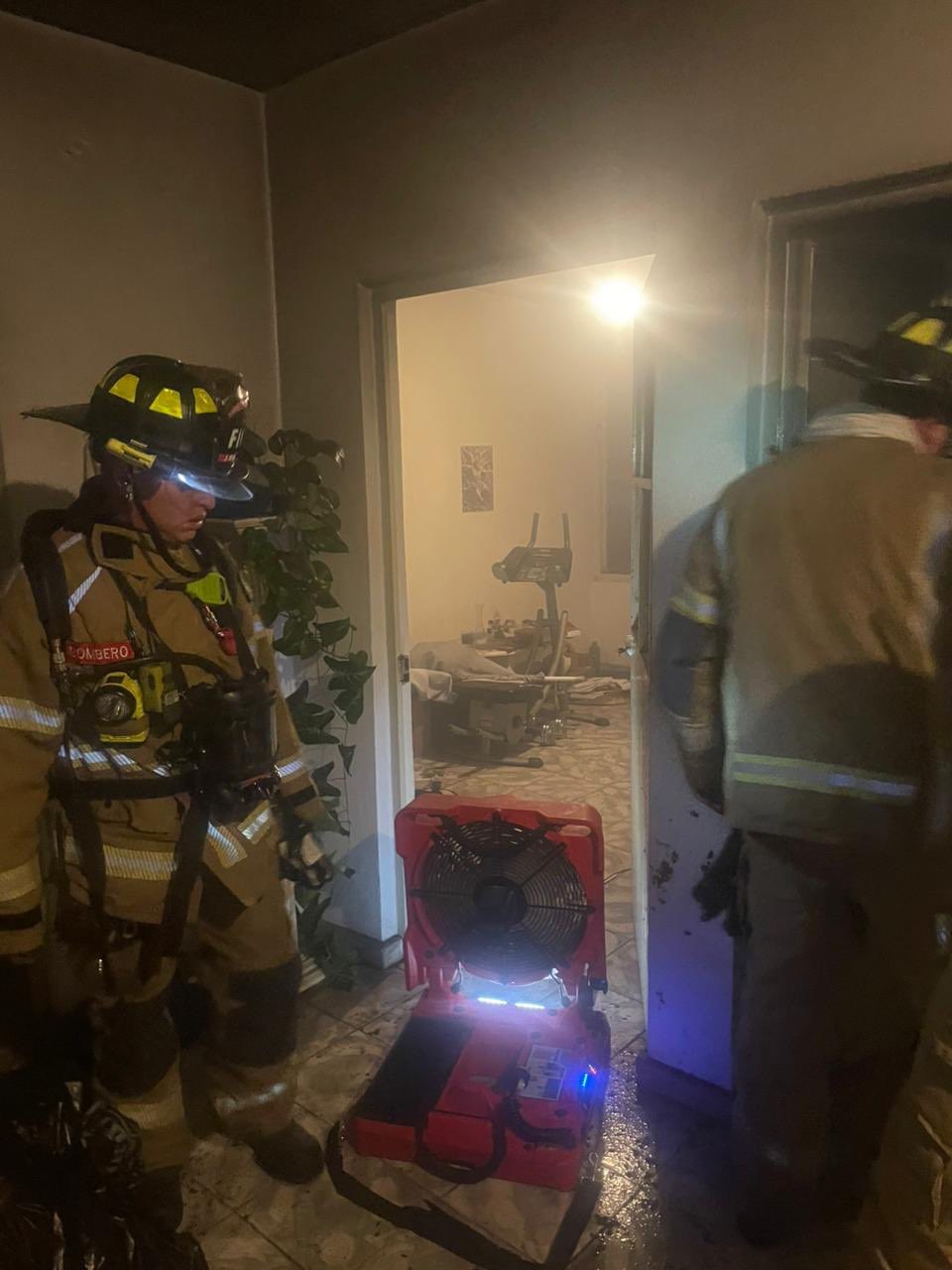 Se registra incendio al interior de un domicilio en el centro de Morelia 