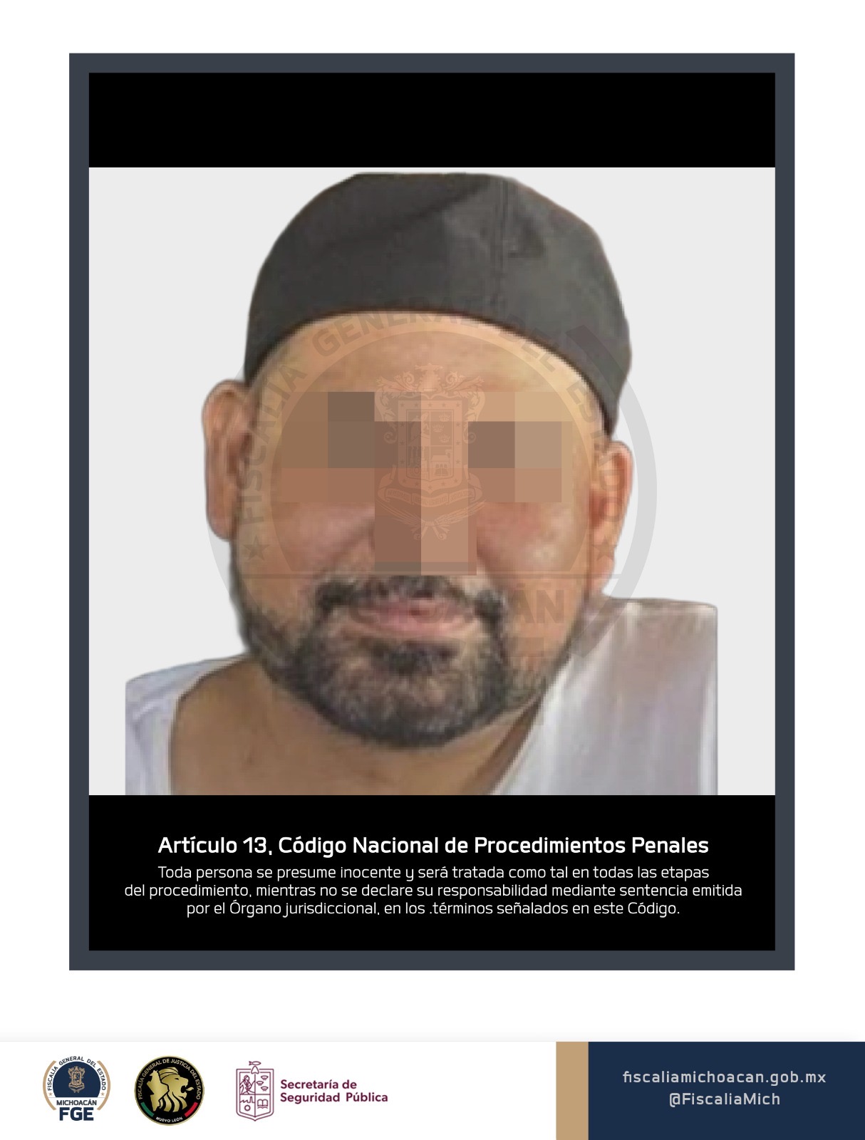 Detienen al presunto responsable del secuestro de dos niñas y del feminicidio de Maritza