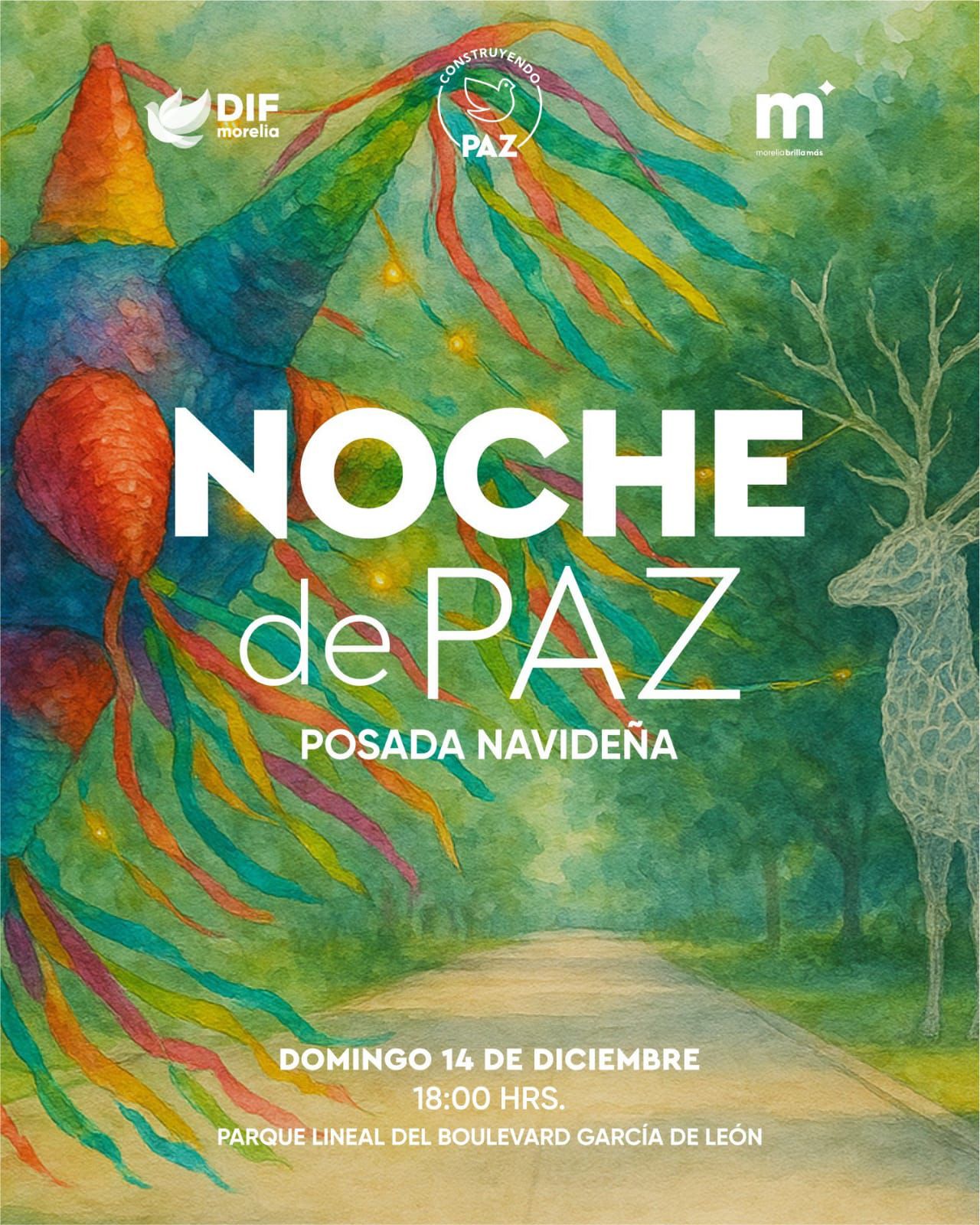 El DIF Morelia te invita a su Posada Navideña en el Bulevar García de León