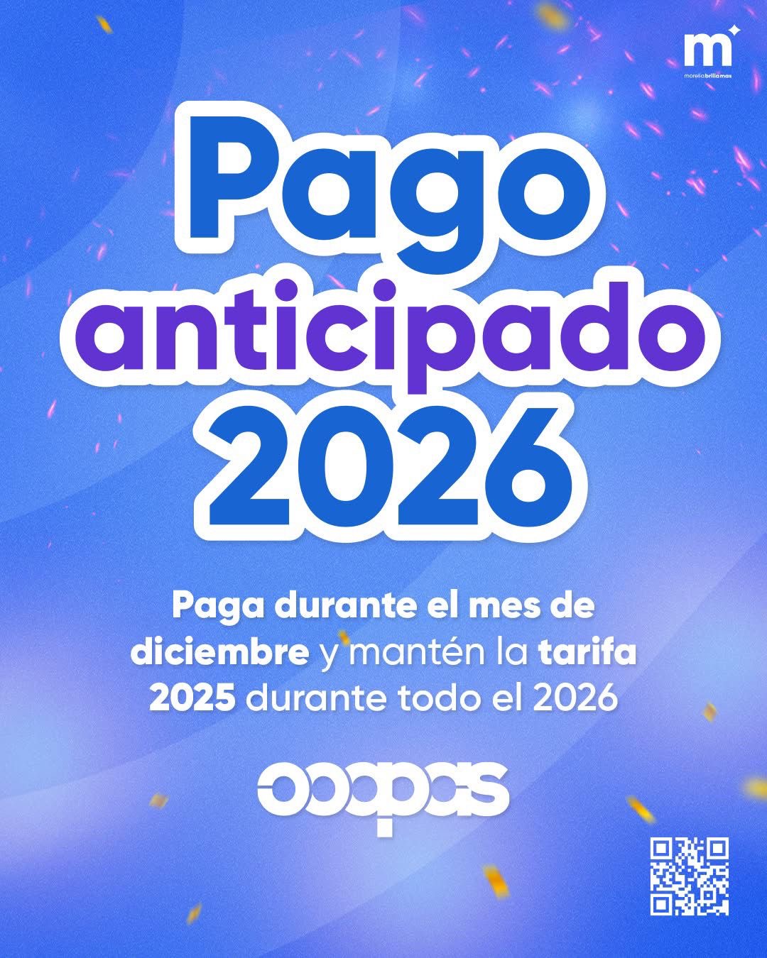 Ooapas mantendrá programa de Pago Anticipado hasta el 31 de diciembre