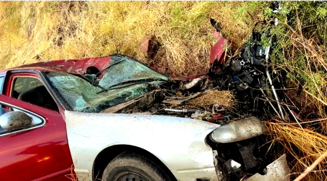 Muer3 pareja del club de motociclistas “Los Cuerudos de Apatzingán”, tras accident3 en la autopista Siglo XXI