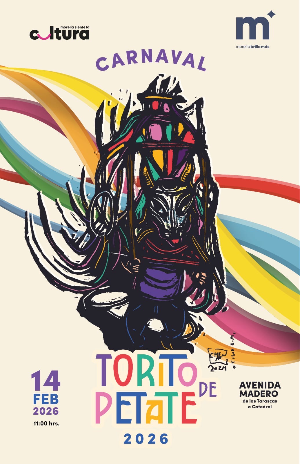 Toritos infantiles, muestra de continuidad generacional dentro del Carnaval del Torito de Petate: SeCultura Morelia