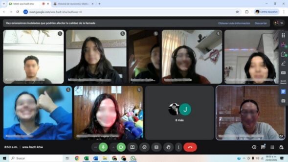 Comunidad nicolaita participa activamente en clases virtuales 