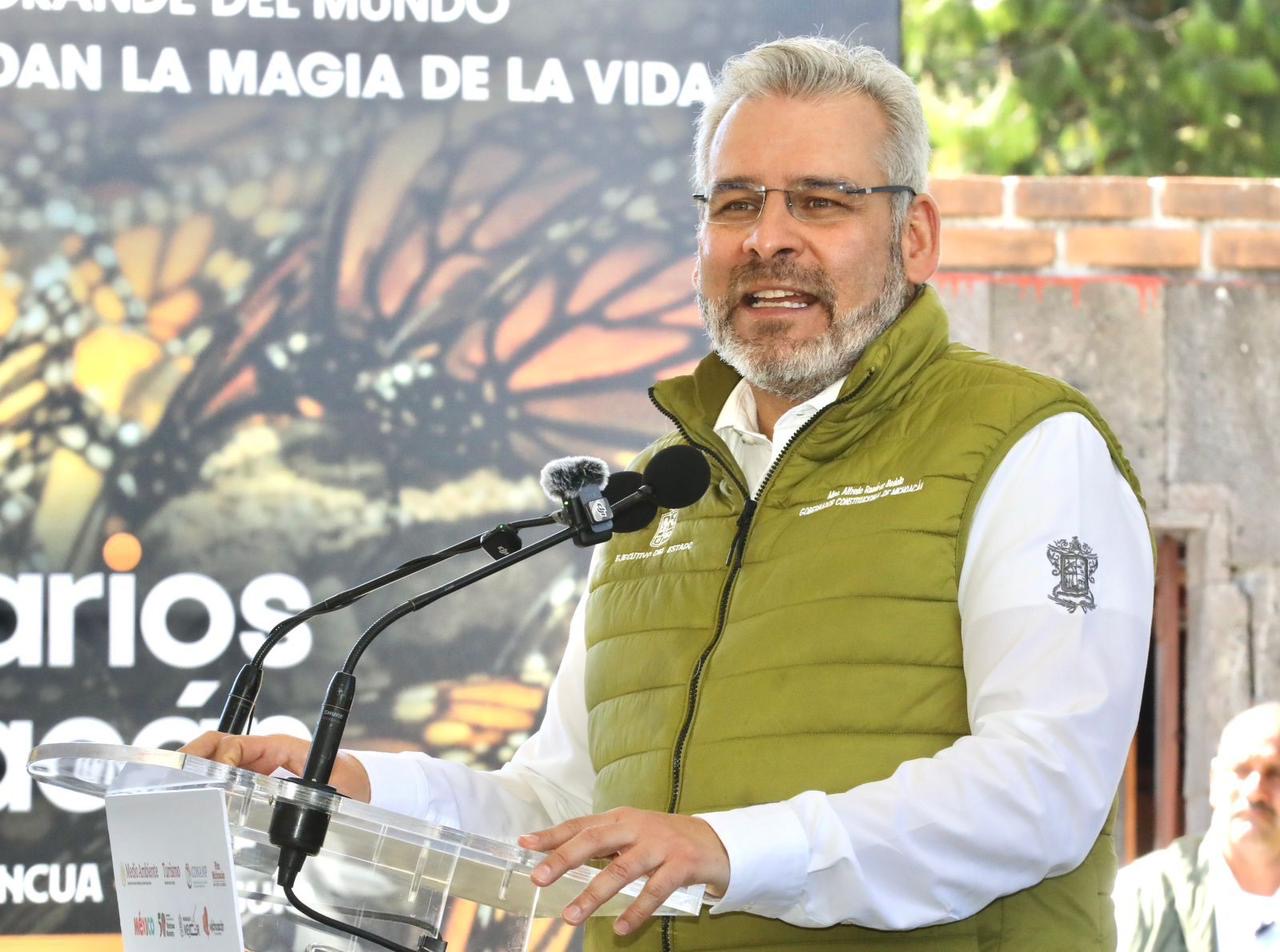 Michoacán logra erradicación histórica de la tala clandestina en Reserva de la Monarca: Bedolla