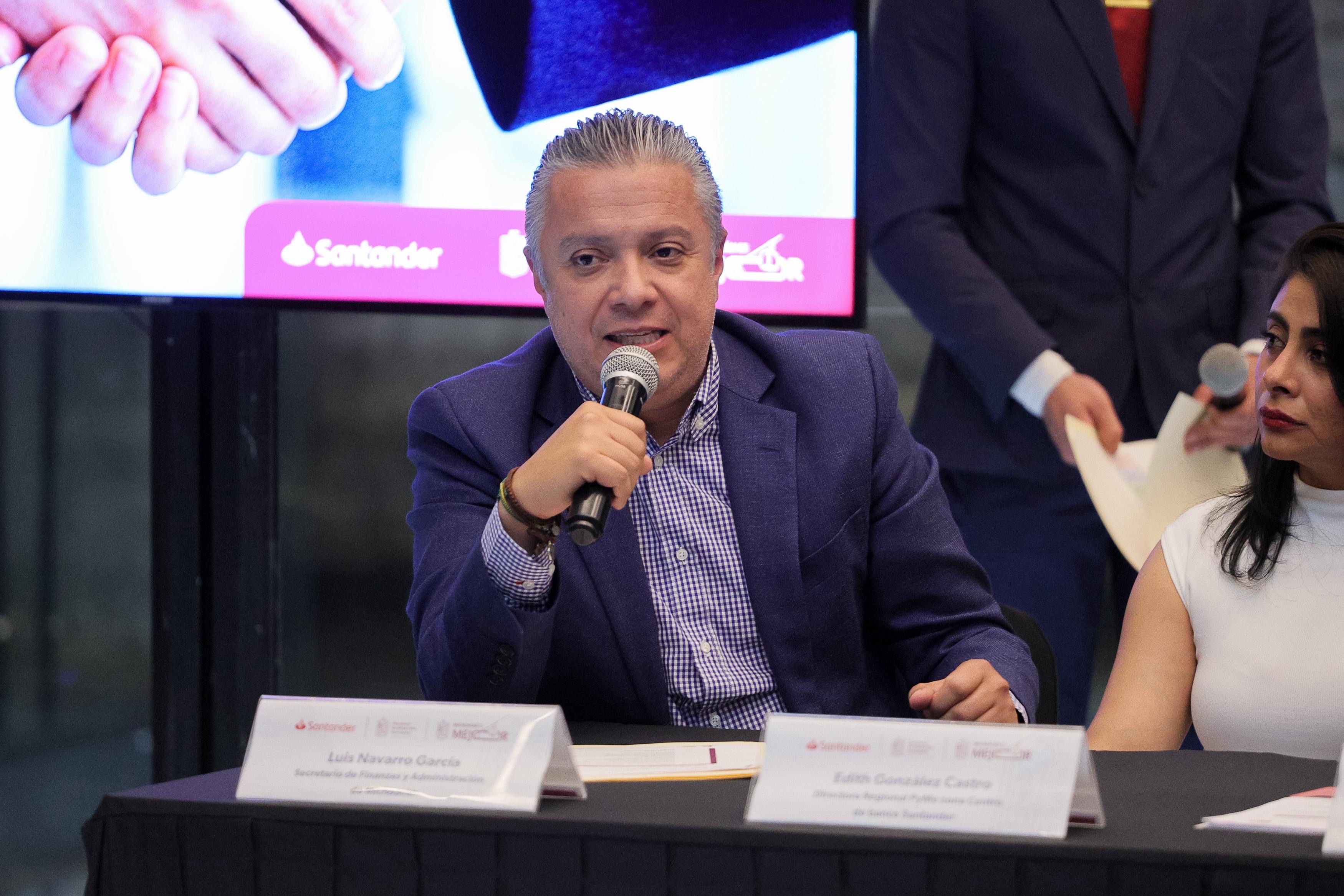 Gobierno de Michoacán y banca, aliados en el fortalecimiento de Pymes: Luis Navarro