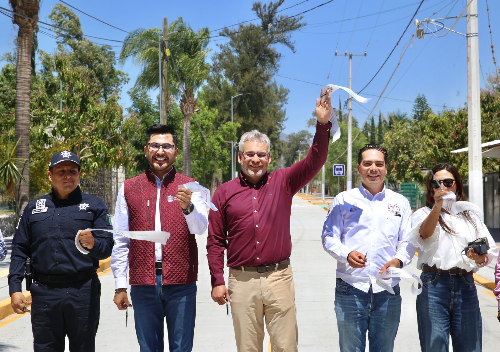 Inaugura Bedolla calzada Lázaro Cárdenas en Huandacareo; la puerta de entrada a balnearios termales