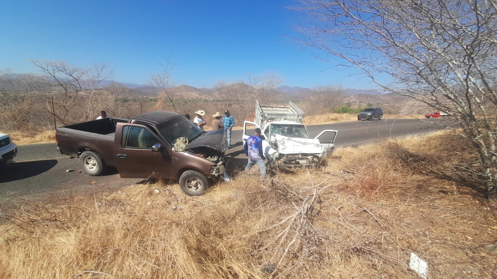 Choque en carretera Huetamo-Churumuco deja una mujer muerta y cinco lesionados, entre ellos un menor